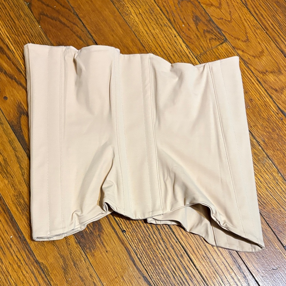 Honeylove Beige Waist Shaper with Hook Closure corset